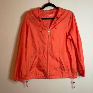 Orange Raincoat/Windbreaker